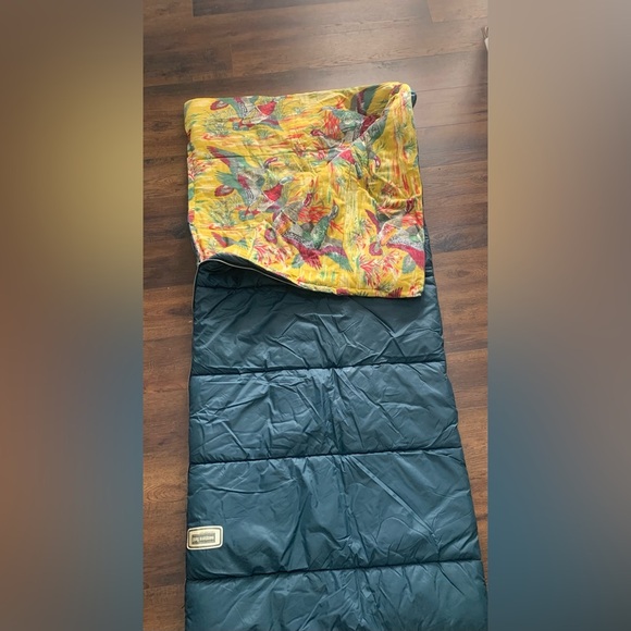 Vtg WesternField SLEEPING BAG Flying Wood duck print 32x72 - Picture 1 of 6
